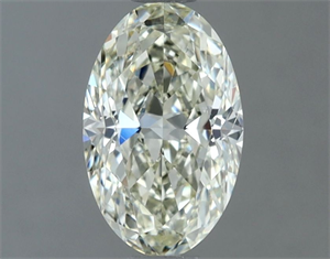 Picture of Natural Diamond 1.00 Carats, Oval with  Cut, K Color, VS1 Clarity and Certified by IGI