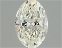Natural Diamond 0.70 Carats, Oval with  Cut, H Color, VS1 Clarity and Certified by GIA