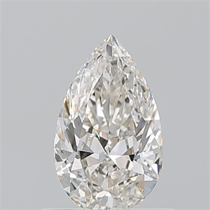 Picture of Natural Diamond 0.60 Carats, Pear with  Cut, J Color, VS2 Clarity and Certified by GIA