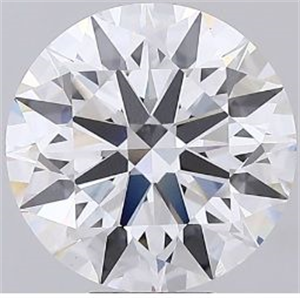 Picture of Lab Grown Diamond 8.08 Carats, Round with Excellent Cut, E Color, VS1 Clarity and Certified by GIA