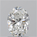 Natural Diamond 1.01 Carats, Oval with  Cut, G Color, VS1 Clarity and Certified by GIA