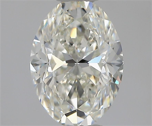 Picture of Natural Diamond 1.30 Carats, Oval with  Cut, I Color, VVS2 Clarity and Certified by GIA
