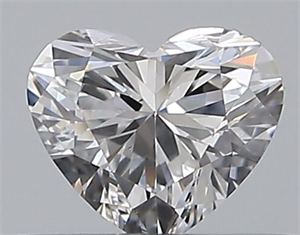 Picture of Natural Diamond 0.30 Carats, Heart with  Cut, D Color, VS2 Clarity and Certified by GIA