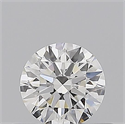 Natural Diamond 0.40 Carats, Round with Excellent Cut, F Color, VVS2 Clarity and Certified by GIA