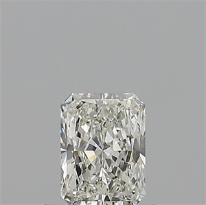 Picture of Natural Diamond 0.54 Carats, Radiant with  Cut, I Color, VVS1 Clarity and Certified by GIA