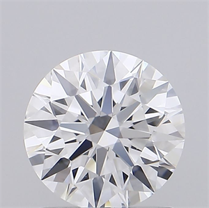 Picture of Lab Grown Diamond 1.02 Carats, Round with Ideal Cut, D Color, VVS2 Clarity and Certified by IGI