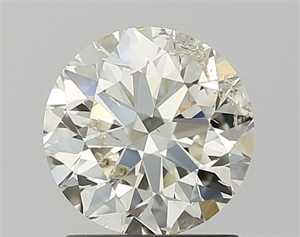 Foto Diamante Natural 1.50 quilates, Redondo , Color K, claridad SI2 y certificado IGI de