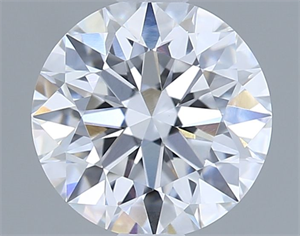 Picture of Lab Grown Diamond 1.02 Carats, Round with Ideal Cut, D Color, VVS1 Clarity and Certified by IGI