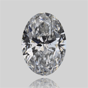 Foto Diamante Natural 0.34 quilates, Ovalado , Color E, claridad SI2 y certificado GIA de