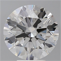 Lab Grown Diamond 5.60 Carats, Round with Excellent Cut, E Color, VVS2 Clarity and Certified by IGI