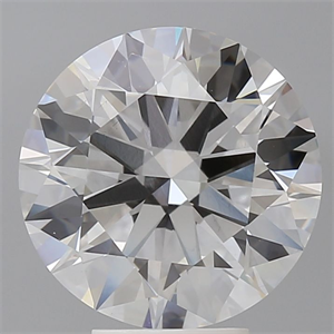 Picture of Lab Grown Diamond 5.60 Carats, Round with Excellent Cut, E Color, VVS2 Clarity and Certified by IGI