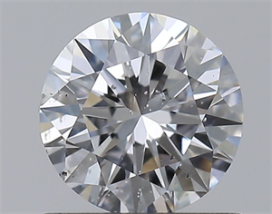 Picture of Natural Diamond 0.75 Carats, Round with Excellent Cut, D Color, SI2 Clarity and Certified by GIA