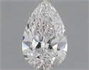 Diamante Natural 0.51 quilates, De pera , Color D, claridad SI1 y certificado GIA