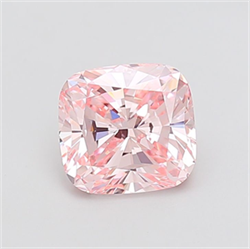 Picture of Lab Grown Diamond 2.54 Carats, CUSHION MODIFIED with  Cut, Fancy Pink Color, VS1 Clarity and Certified by IGI