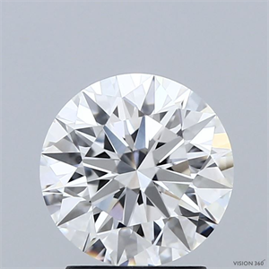Picture of Lab Grown Diamond 2.05 Carats, Round with Ideal Cut, D Color, VVS1 Clarity and Certified by IGI