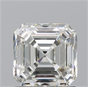 Natural Diamond 1.50 Carats, Asscher with  Cut, J Color, VS1 Clarity and Certified by GIA