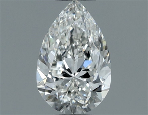 Picture of Natural Diamond 0.50 Carats, Pear with  Cut, G Color, VVS1 Clarity and Certified by GIA