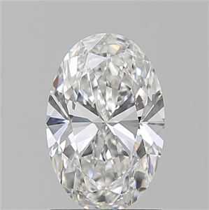 Picture of Natural Diamond 1.23 Carats, Oval with  Cut, F Color, VVS1 Clarity and Certified by GIA