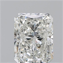Natural Diamond 0.70 Carats, Radiant with  Cut, I Color, VVS2 Clarity and Certified by GIA