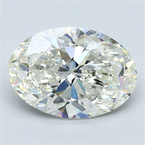 Picture of Natural Diamond 5.13 Carats, Oval with  Cut, K Color, SI2 Clarity and Certified by GIA