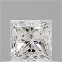 Diamante Natural 0.50 quilates, Princesa , Color F, claridad VS2 y certificado GIA