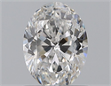 Natural Diamond 0.70 Carats, Oval with  Cut, E Color, VVS2 Clarity and Certified by GIA