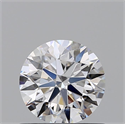 Natural Diamond 0.72 Carats, Round with Excellent Cut, D Color, VS1 Clarity and Certified by GIA