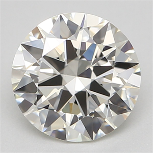 Picture of Natural Diamond 0.80 Carats, Round with Excellent Cut, K Color, VS1 Clarity and Certified by GIA