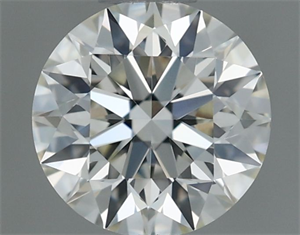 Picture of Natural Diamond 0.50 Carats, Round with Excellent Cut, H Color, VVS1 Clarity and Certified by IGI