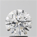 Lab Grown Diamond 2.01 Carats, Round with Excellent Cut, E Color, VVS2 Clarity and Certified by IGI
