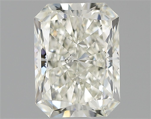 Foto Diamante Natural 1.70 quilates, Radiante , Color K, claridad SI1 y certificado GIA de