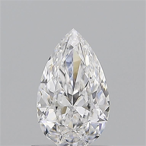 Picture of Natural Diamond 0.70 Carats, Pear with  Cut, D Color, VVS2 Clarity and Certified by GIA