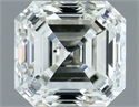 Natural Diamond 1.01 Carats, Asscher with  Cut, I Color, SI1 Clarity and Certified by IGI