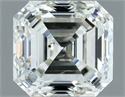 Natural Diamond 1.01 Carats, Asscher with  Cut, I Color, SI1 Clarity and Certified by IGI
