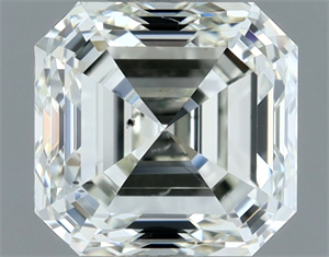 Picture of Natural Diamond 1.01 Carats, Asscher with  Cut, I Color, SI1 Clarity and Certified by IGI