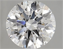 Lab Grown Diamond 2.02 Carats, Round with Ideal Cut, D Color, VS1 Clarity and Certified by IGI