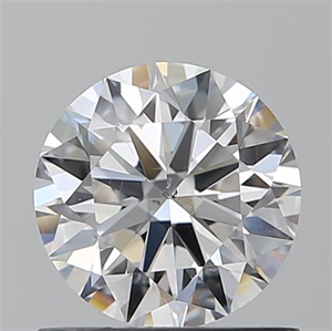 Picture of Natural Diamond 0.86 Carats, Round with Excellent Cut, E Color, SI2 Clarity and Certified by GIA