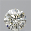 Natural Diamond 0.75 Carats, Round with Excellent Cut, M Color, VS2 Clarity and Certified by GIA