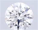Lab Grown Diamond 6.64 Carats, Round with Ideal Cut, E Color, VVS2 Clarity and Certified by IGI