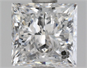 Diamante Natural 1.00 quilates, Princesa , Color D, claridad SI2 y certificado HRD