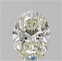 Diamante Natural 0.90 quilates, Ovalado , Color K, claridad VS2 y certificado GIA