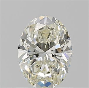 Picture of Natural Diamond 0.90 Carats, Oval with  Cut, K Color, VS2 Clarity and Certified by GIA