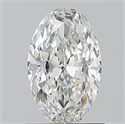 Natural Diamond 0.90 Carats, Oval with  Cut, F Color, VS2 Clarity and Certified by GIA