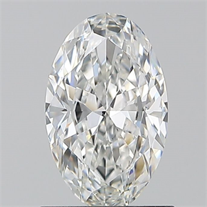 Foto Diamante Natural 0.90 quilates, Ovalado , Color F, claridad VS2 y certificado GIA de