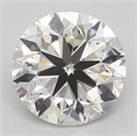 Natural Diamond 1.01 Carats, Round with Very Good Cut, K Color, VVS2 Clarity and Certified by GIA