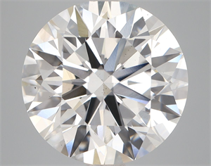 Picture of Lab Grown Diamond 7.01 Carats, Round with Ideal Cut, F Color, VS2 Clarity and Certified by IGI