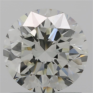 Picture of Natural Diamond 1.01 Carats, Round with Very Good Cut, I Color, VVS1 Clarity and Certified by IGI