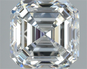 Picture of Natural Diamond 1.52 Carats, Asscher with  Cut, F Color, VVS2 Clarity and Certified by GIA