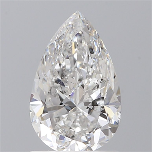 Picture of Natural Diamond 1.00 Carats, Pear with  Cut, F Color, SI1 Clarity and Certified by GIA