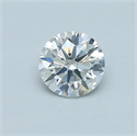 Diamante Natural 0.55 quilates, Redondo , Color H, claridad SI1 y certificado GIA